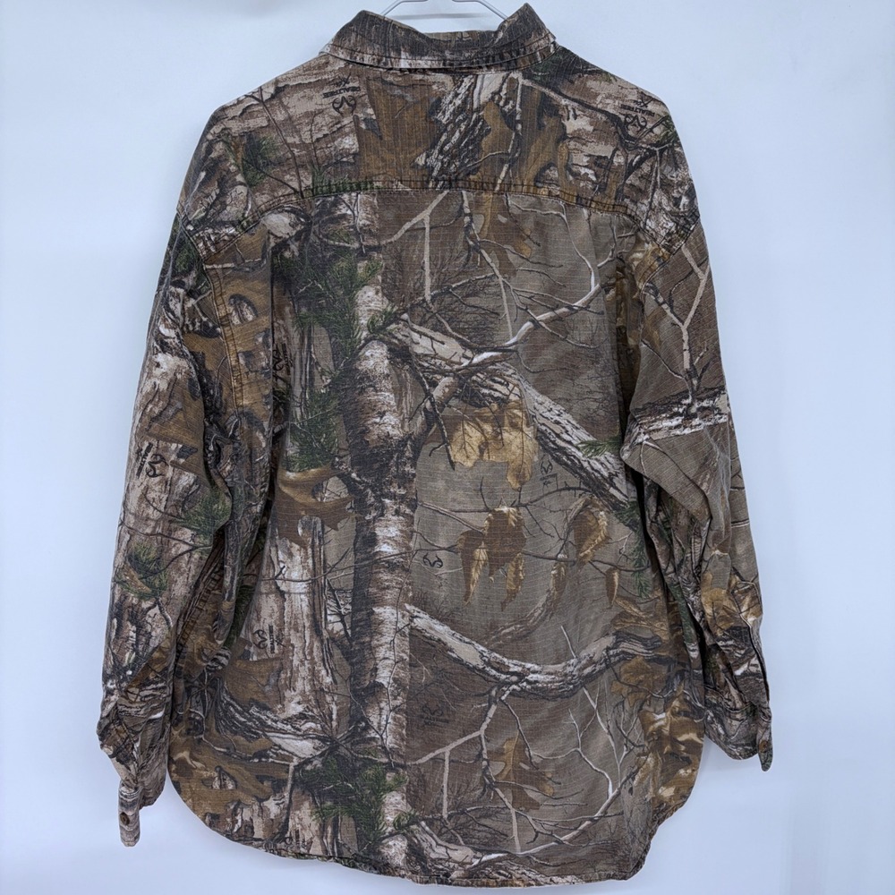 Camo Bushmaster Button Down Hunting Shirt 2XL Mens Realtree Camouflage - Picture 4 of 6